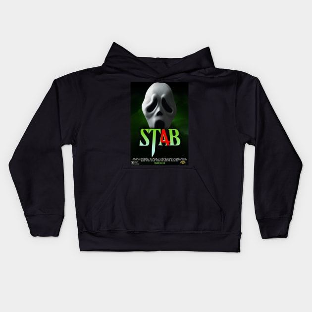 Stab 4 Poster Kids Hoodie by StabMovies